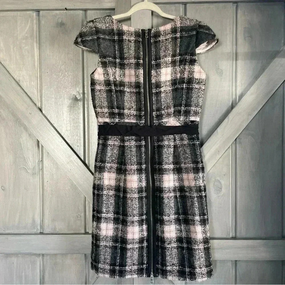 Guess Zoe Plaid Wool Blend Dress preppy girlhood legally blonde tweed - Picture 6 of 8